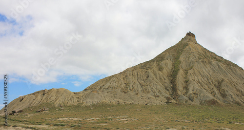 Endless mountains of Gobustan.