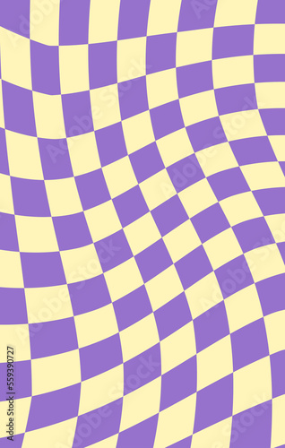aesthetics distorted checkerboard, gingham, plaid, checkered decoration