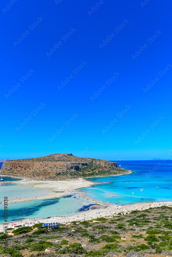 Bucht von Balos in Kreta, Griechenland Bucht von Balos in Kreta, Griechenland