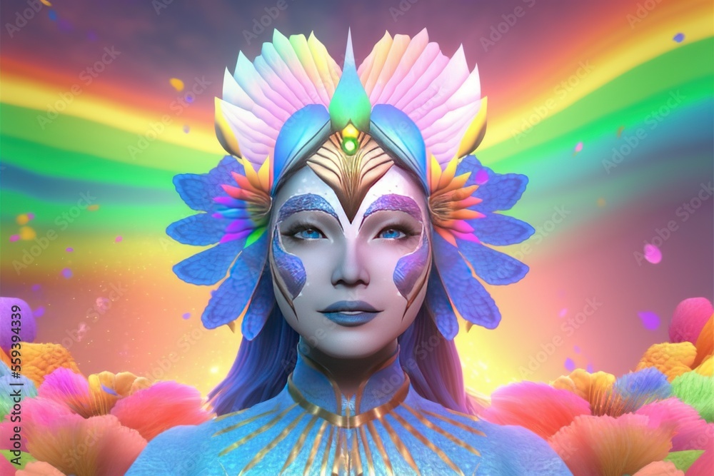 iris-greek-goddess-of-the-rainbow-and-messenger-of-the-gods-created