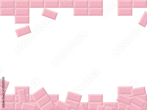 板チョコピンク崩壊F