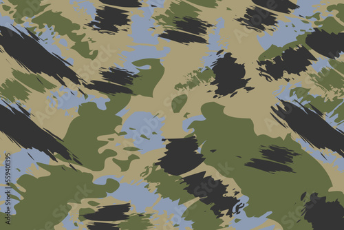 Vector army and military camouflage texture pattern background	