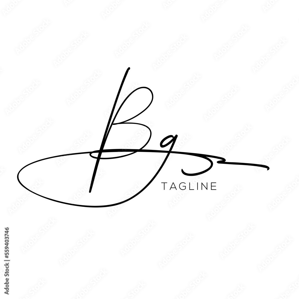 Initial wedding monogram logo template Initial wedding monogram logo template