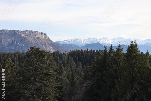 hiking in the mountains