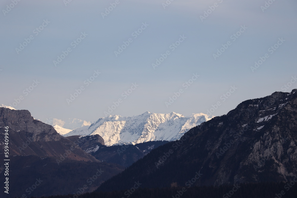 Fototapeta premium snow covered mountains