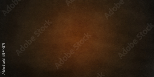 Dark brown background with grunge backdrop texture, watercolor painted mottled green background, colorful bright ink and watercolor textures on brown paper background. 