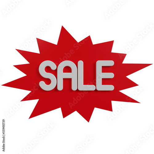 3D Sale text, sale tag, Sale 3d letters sign.