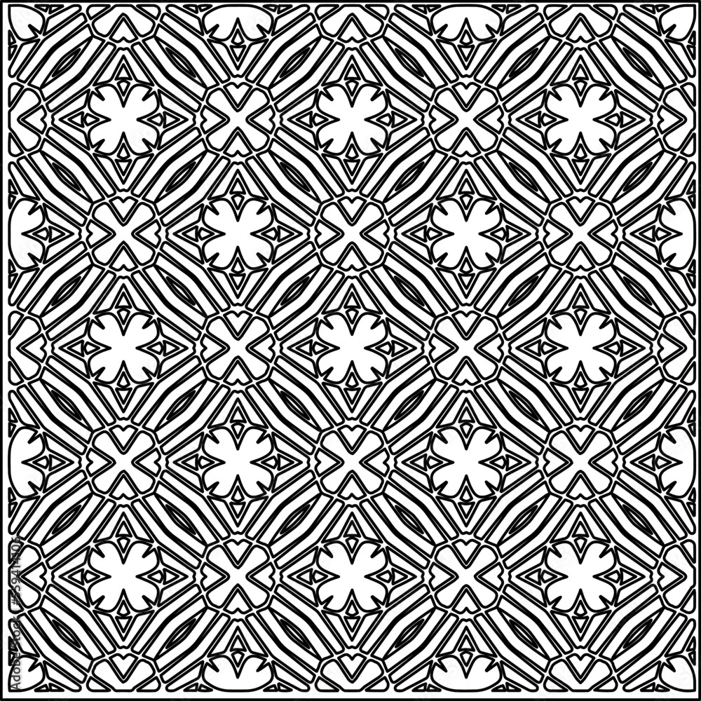 Stylish texture with figures from lines.
Abstract geometric black and white pattern for web page, textures, card, poster, fabric, textile. Monochrome graphic repeating design. Stylish texture with figures from lines.
Abstract geometric black and white pattern for web page, textures, card, poster, fabric, textile. Monochrome graphic repeating design.