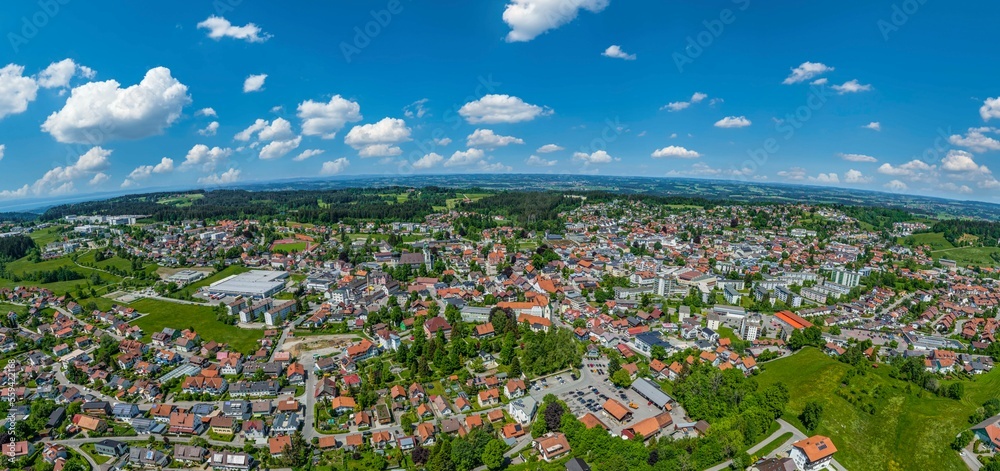 Lindenberg im Allgäu im Luftbild