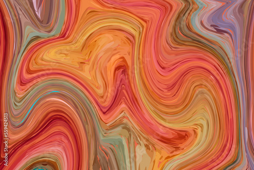 Abstract colorful marble fluid liquid background design. 
