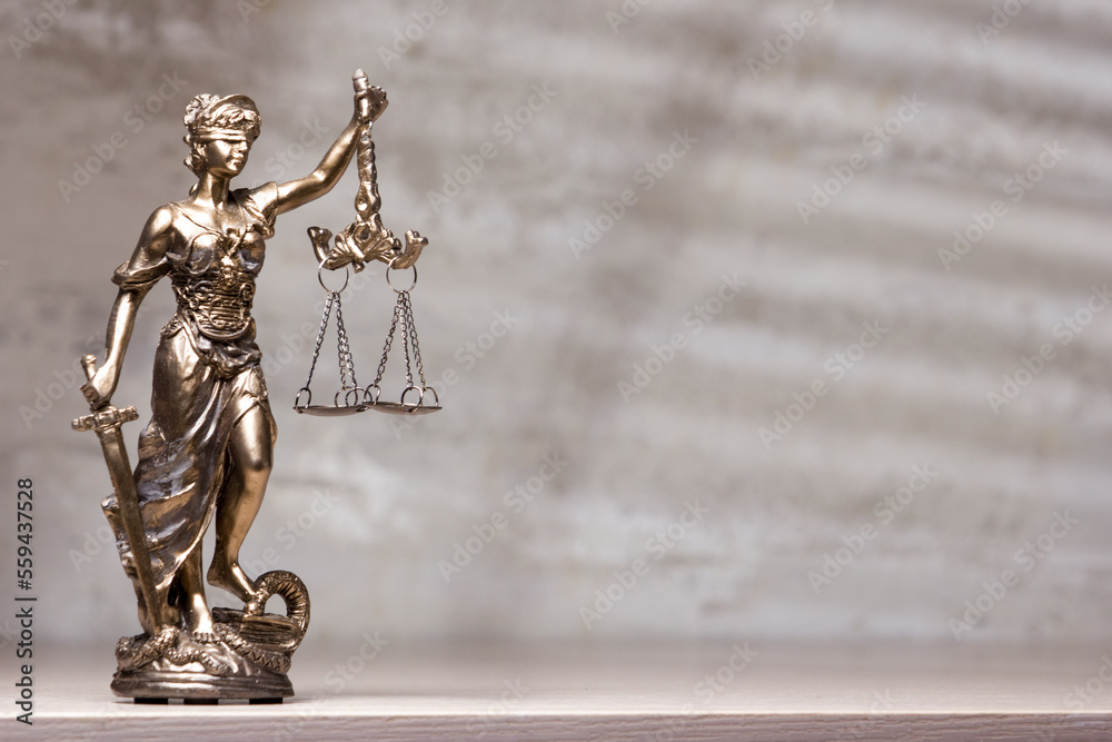 Law and justice concept. Mallet gavel of the judge, scales of justice, books. Copy space for text Law and justice concept. Mallet gavel of the judge, scales of justice, books. Copy space for text