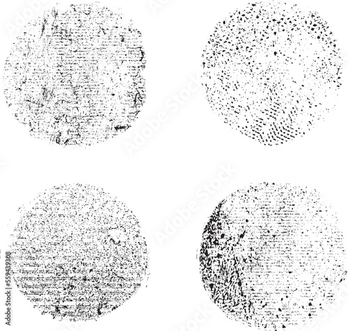 grunge textures set. background. vector illustration.
