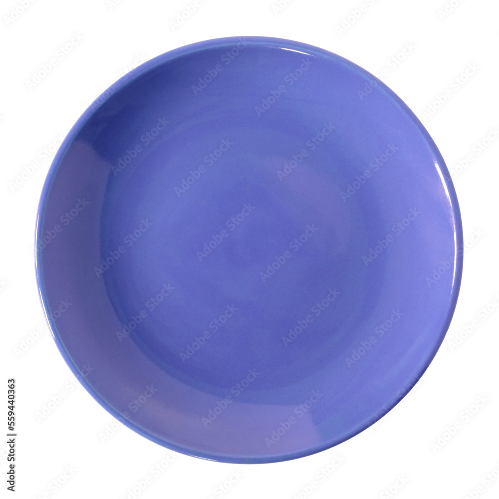 blue plate isolated with clipping path for mockup blue plate isolated with clipping path for mockup