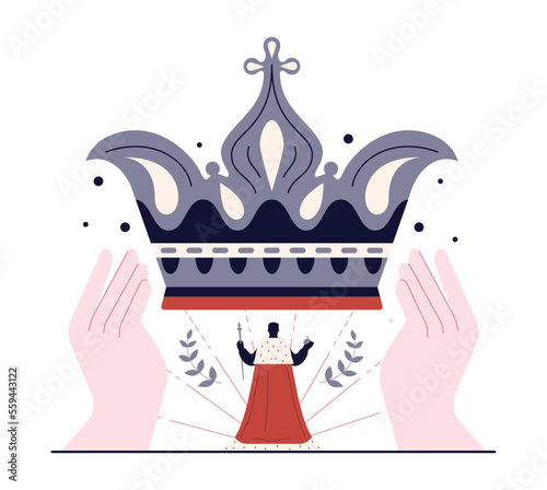 Monarchy. Political regime or government system. Form of inherited