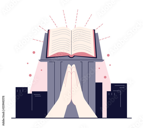 Theocracy. Form of government in which state is officially ruled