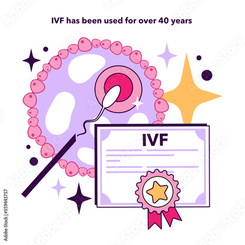 In vitro fertilization benefit. Infertility and problem with reproduction