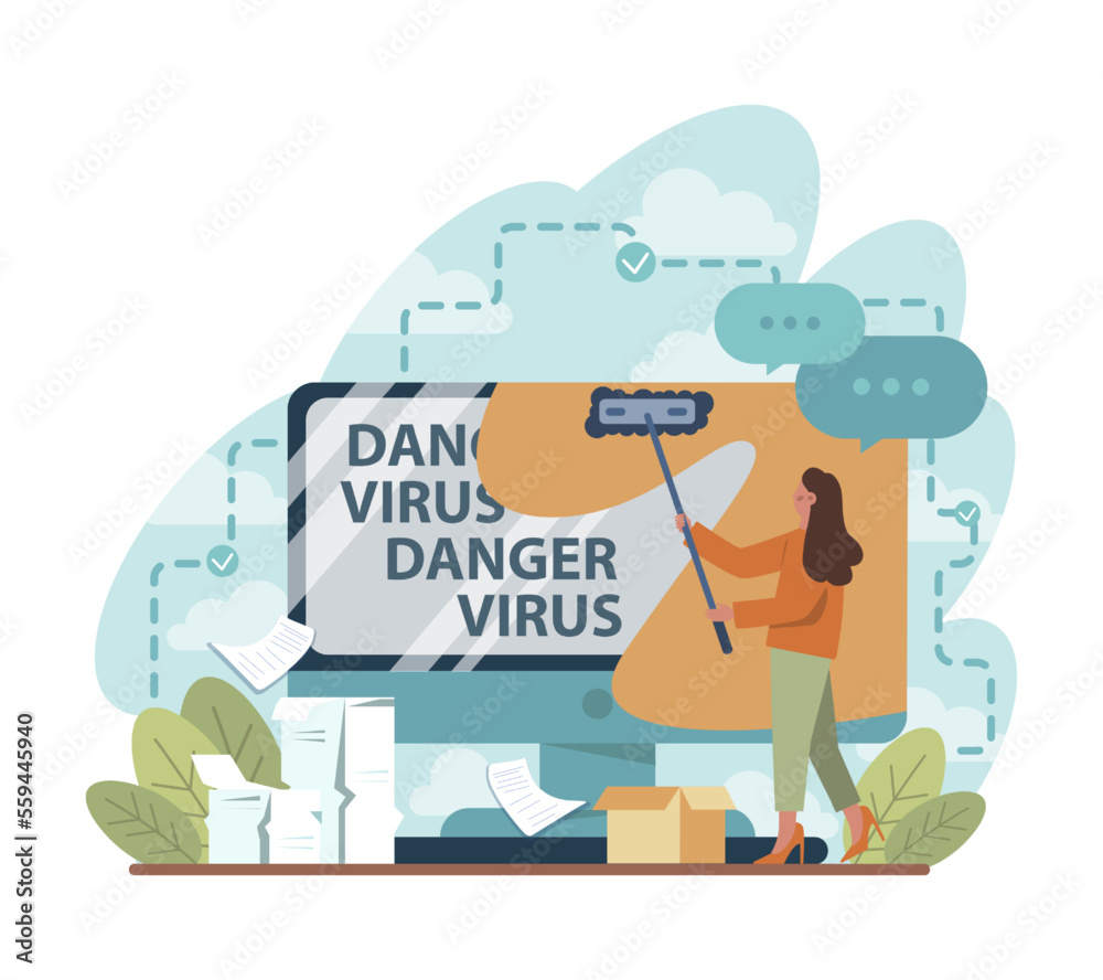 Cyber or web security. Digital data protection and database safety Cyber or web security. Digital data protection and database safety