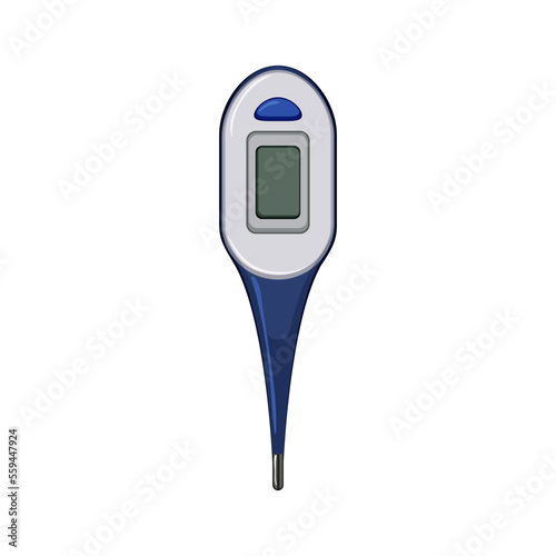 illness thermometer cartoon. illness thermometer sign. isolated symbol vector illustration