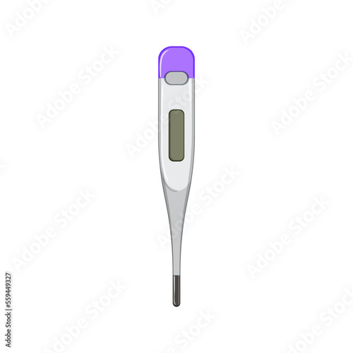 measurement thermometer cartoon. measurement thermometer sign. isolated symbol vector illustration