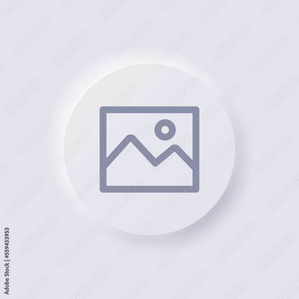 Album cover icon, White Neumorphism soft UI Design for Web design, Application UI and more, Button, Vector. Album cover icon, White Neumorphism soft UI Design for Web design, Application UI and more, Button, Vector.