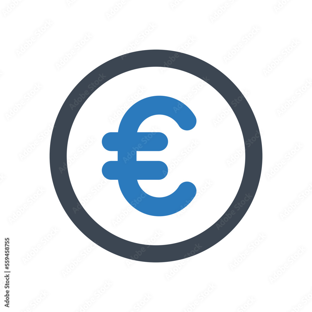 Euro icon - vector illustration . Euro, Cash, Coin, Currency, European, Finance, Money, line, outline, icons . Euro icon - vector illustration . Euro, Cash, Coin, Currency, European, Finance, Money, line, outline, icons .