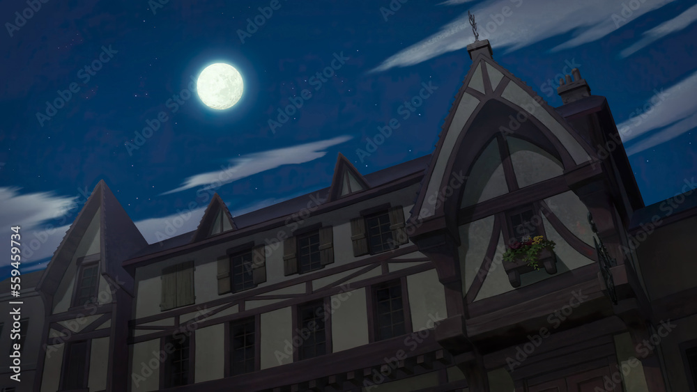 Anime background landscape wallpaper old village, old city, old street. Anime background landscape wallpaper old village, old city, old street.