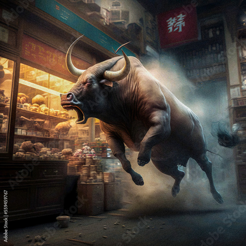 A ragging bull in a china shop