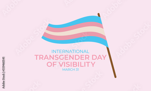 International Transgender Day of Visibility vector, World sexual health day, Third gender day, Concept of gender, Transgender Day of Visibility Poster, March 31, International Transgender Day