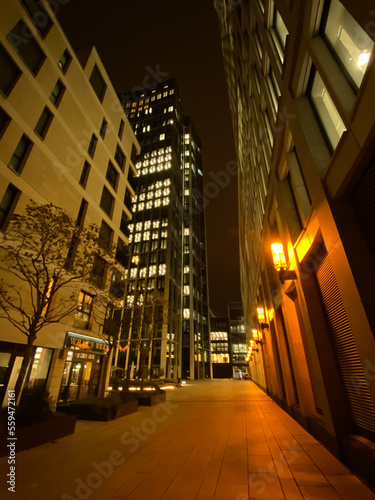 Photography street at night