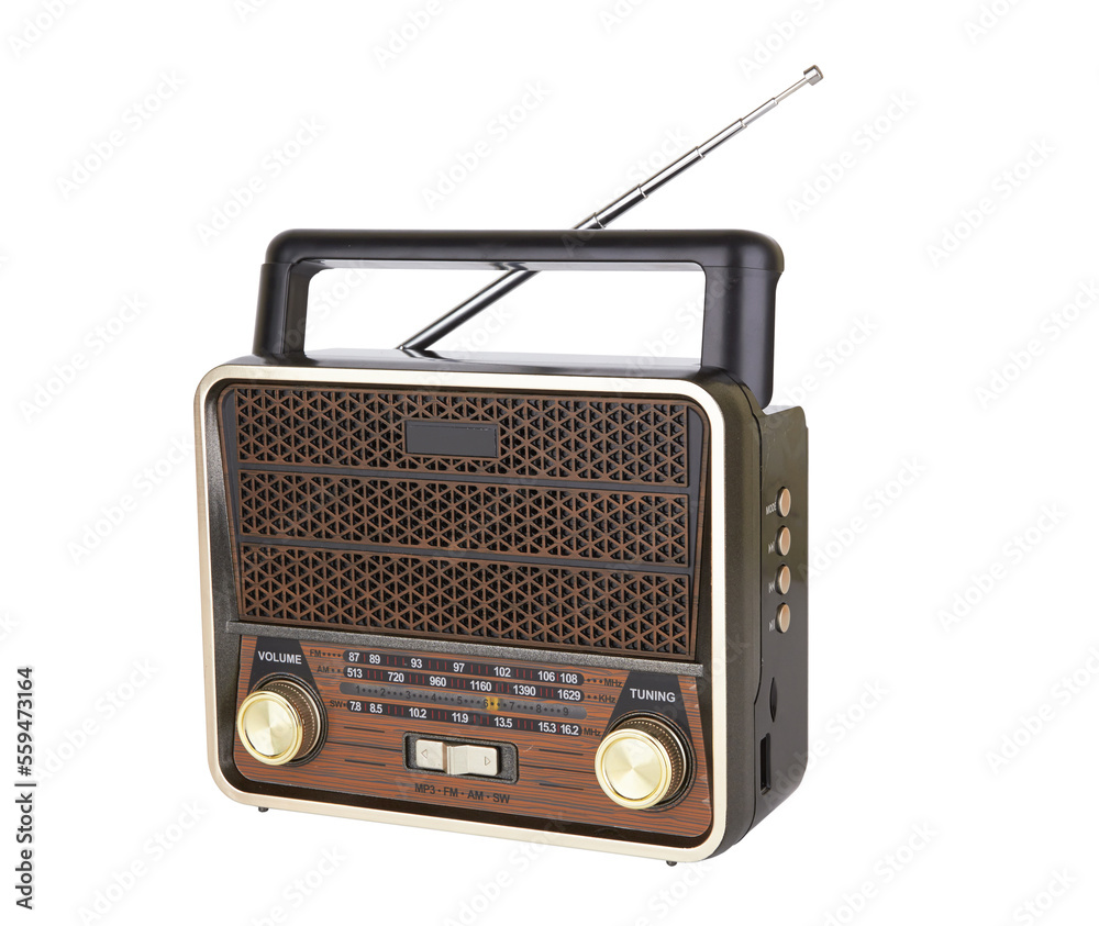 Fototapeta premium Radio retro portable receiver