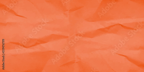 Orange creased crumpled paper texture can be use as background.Ragged White Paper.white waxed packing paper texture.	
