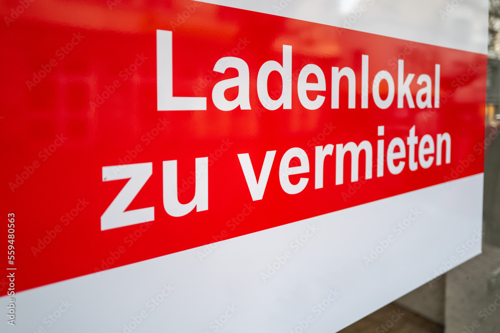 Obraz premium Ladenlokal zu vermieten