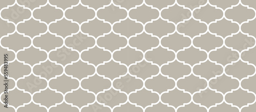 Moroccan arabesque seamless pattern vector illustration