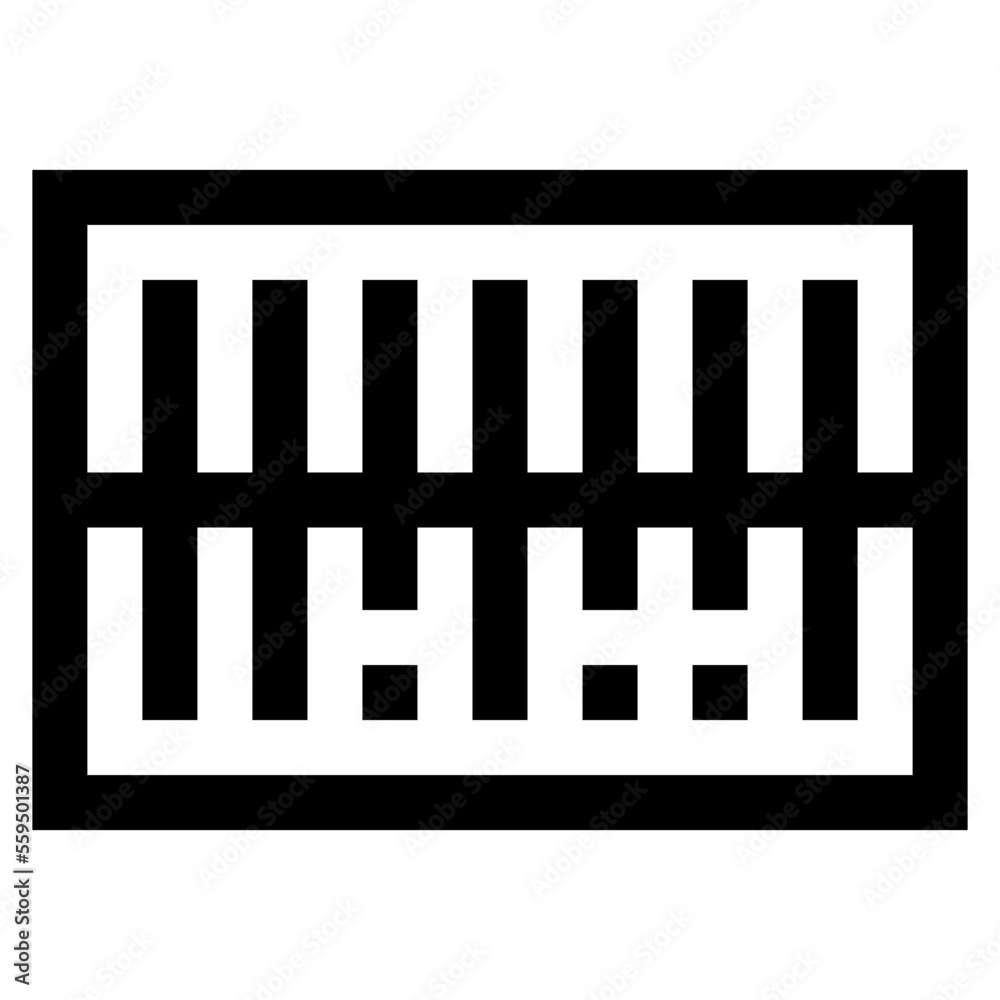 Barcode Isolated Silhouette Solid Line Icon with barcode, barcode-scanner, scan, scanning Infographic Simple Vector Illustration Barcode Isolated Silhouette Solid Line Icon with barcode, barcode-scanner, scan, scanning Infographic Simple Vector Illustration