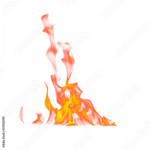 Easy to use flame overlay, transparent png