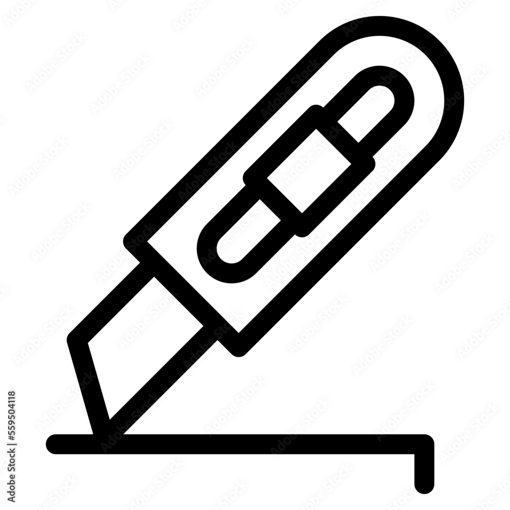 Cutter Isolated Silhouette Solid Line Icon with cutter, knife, office, stationary Infographic Simple Vector Illustration Cutter Isolated Silhouette Solid Line Icon with cutter, knife, office, stationary Infographic Simple Vector Illustration