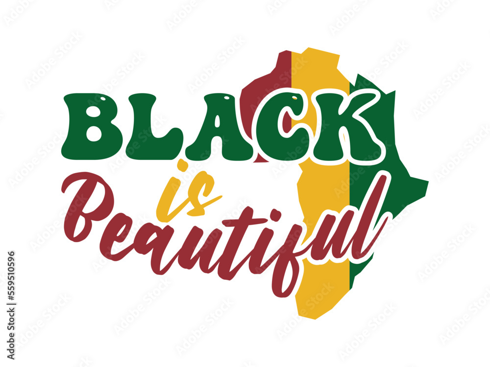 Naklejka premium Black history month design