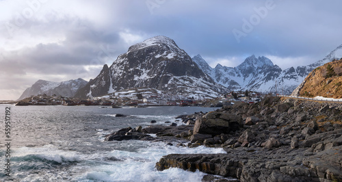 Village Å near the maelstrom Moskstraumen