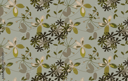Digital And Textile Design Pattern