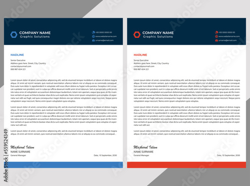 Modern Letterhead