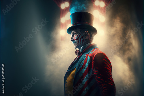 circus ringmaster photo