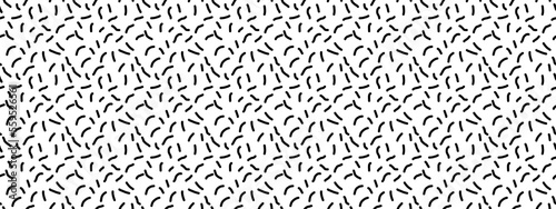 hand drawn Chaotic Dash seamless pattern