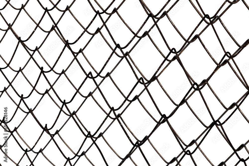 Background of metal mesh or wire on a white background Background of metal mesh or wire on a white background