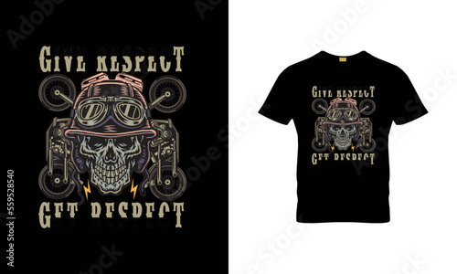Give Respect Get Respect Vector T-Shirt Design. 