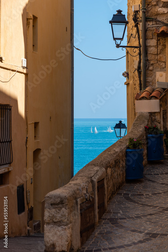 Summer vacation on the Mediterranean coast of the south of France in Antibes © Дмитро Петрина