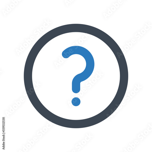 Question icon - vector illustration . Help, Question, Support, Info, information, ask, Mark, Faq, Query, line, outline, icons .