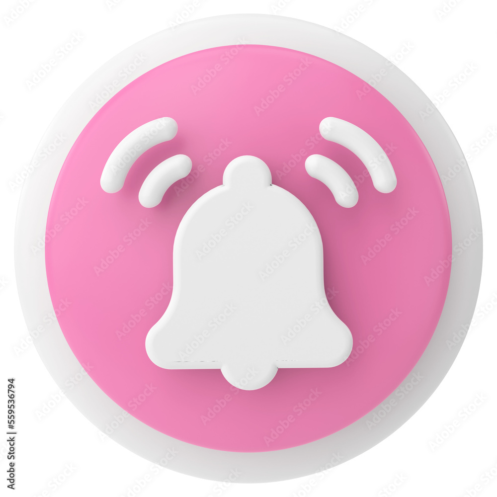 Subscribe icon. Subscribe button. 3D illustration. Subscribe icon. Subscribe button. 3D illustration.
