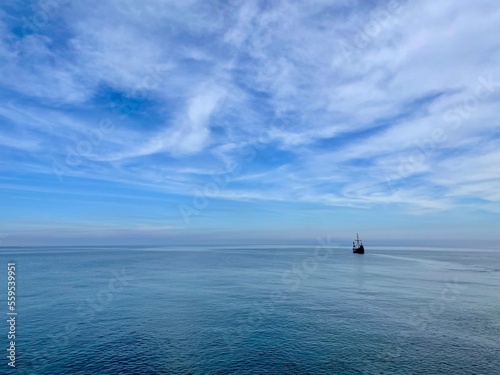 Wikingerschiff auf offener See bei Misdroy photo