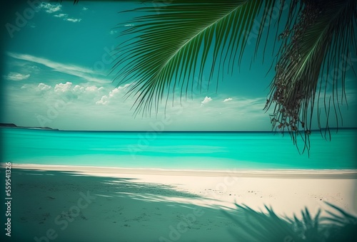 Caribbean beach - Generated by Generative AI © Xuxurlatzeko