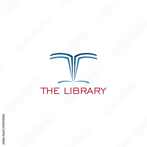 Library T Logo Design